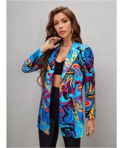 Alternative view of Blazer blanc femme chic