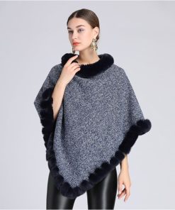 Châle chic femme col rond