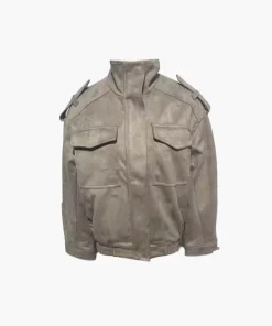 Alternative view of Charice High-Neck Kunstwildlederjacke