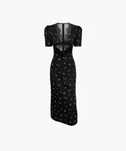 Adrija Spitzenkleid mit Puffärmeln