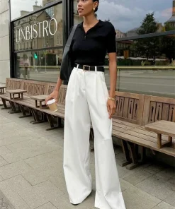 Alternative view of Celia High-Waist Weite Hose