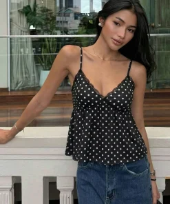 Covey Spitzenbesatz Cami-Top